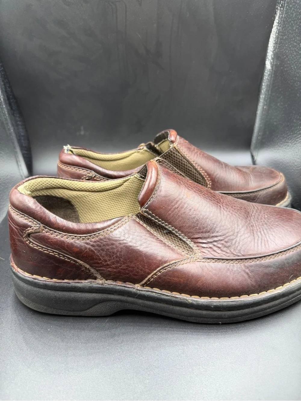 Dockers Men's Slip-On Leather Casual Shoes - Brown